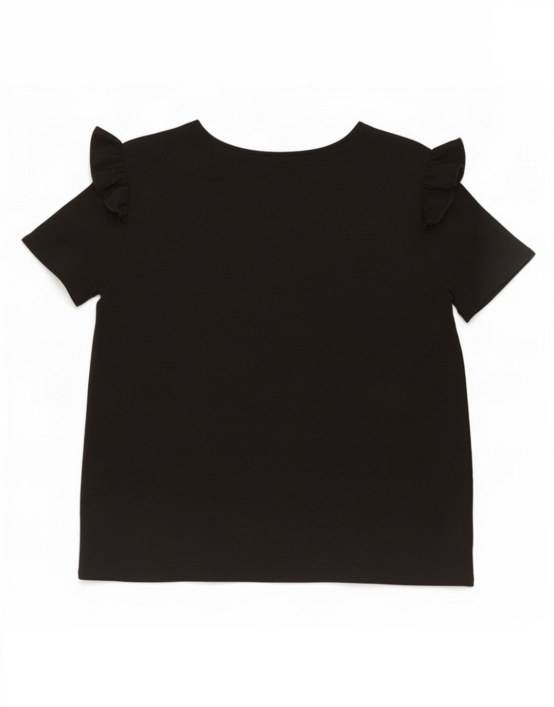 Женская блузка Zara Top UK 12, средний черный полиэстер