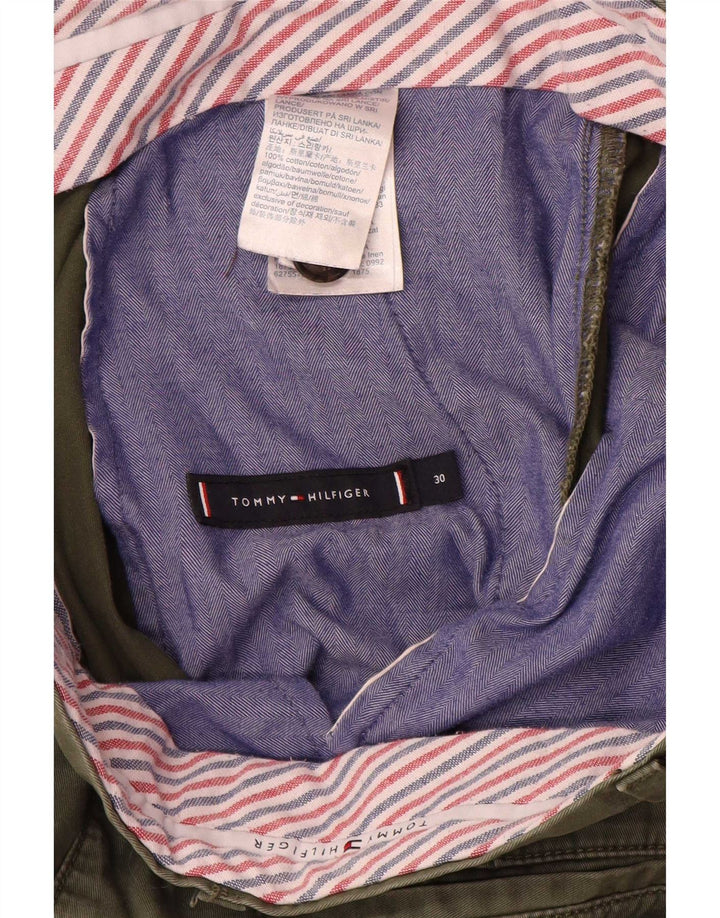 Мужские шорты чинос Tommy Hilfiger W30, средний цвет хаки, хлопок