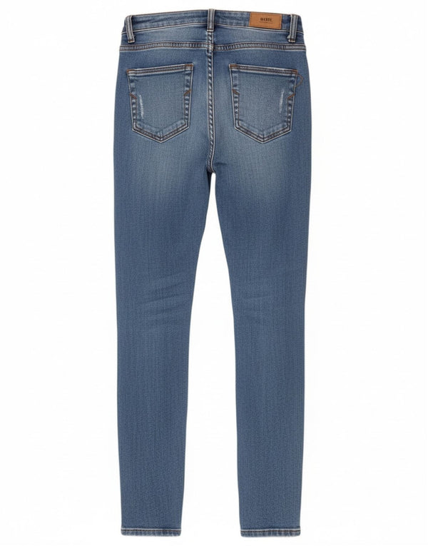 Женские джинсы скинни Diesel Slandy с потертостями, Великобритания, 8, маленькие, W26 L27, синий хлопок