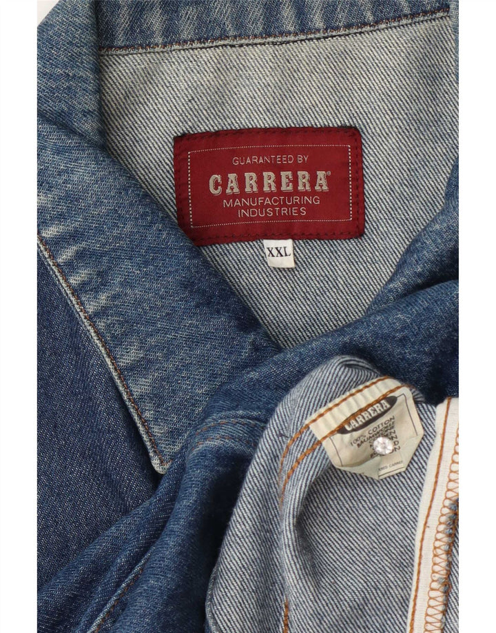 Мужская джинсовая куртка Carrera UK 44 2XL, синяя, хлопок