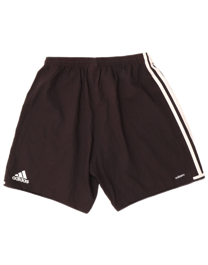 Мужские спортивные шорты Adidas Climalite, средний черный полиэстер