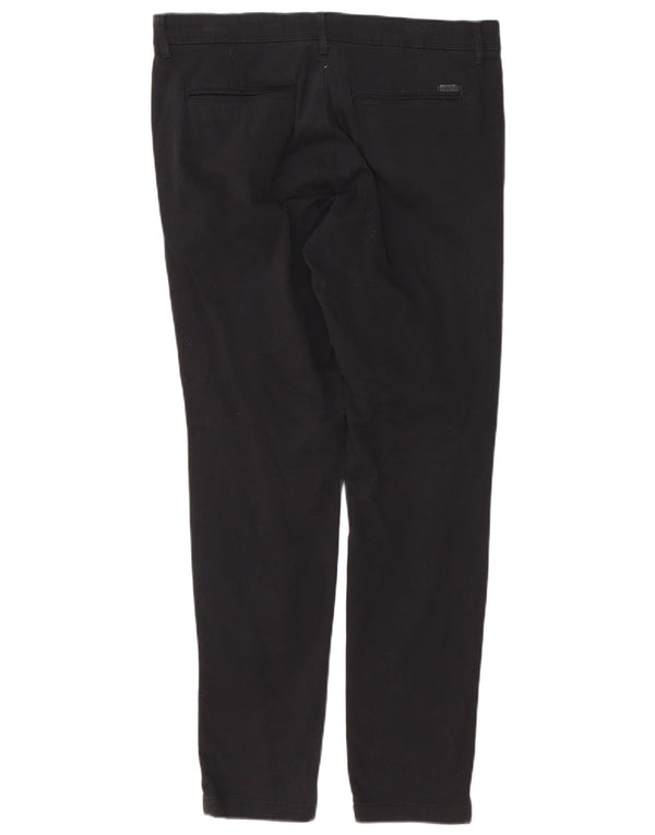 Мужские брюки-чиносы Jack & Jones W34 L32, черные, хлопковые