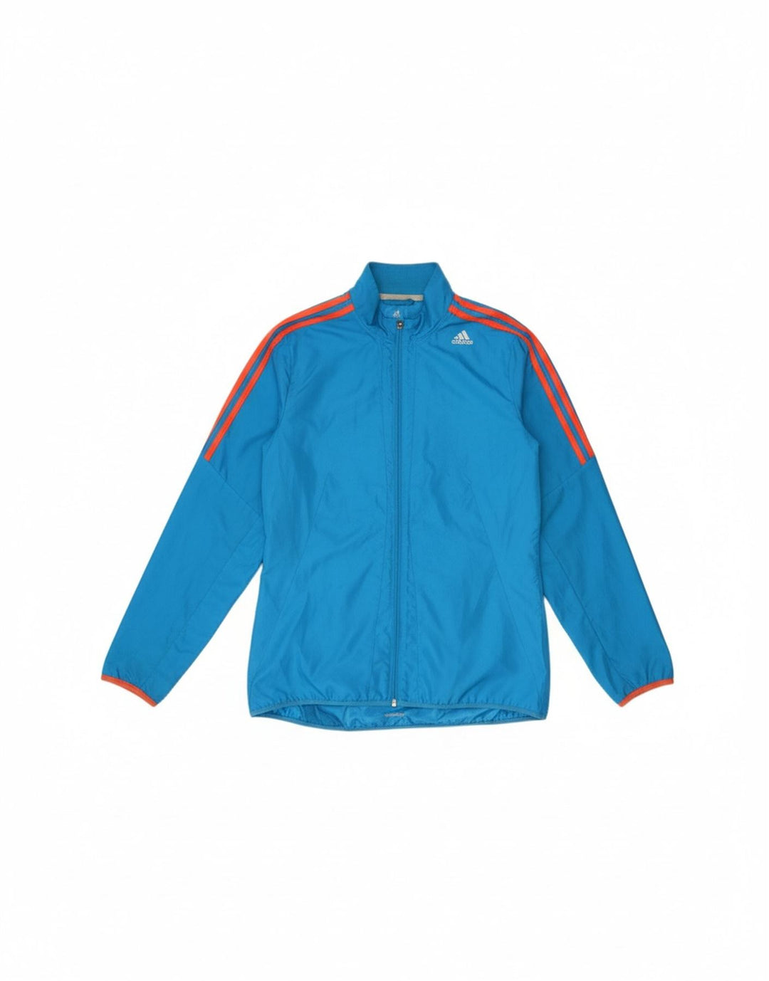 ADIDAS Womens Clima Proof Tracksuit Top Jacket UK 12/14 Medium Blue Vintage Adidas and Second-Hand Adidas from Messina Hembry 
