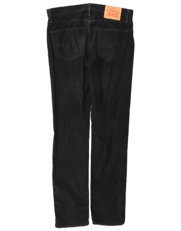 Мужские вельветовые брюки Levi's 511 W32 L34, черные, хлопковые