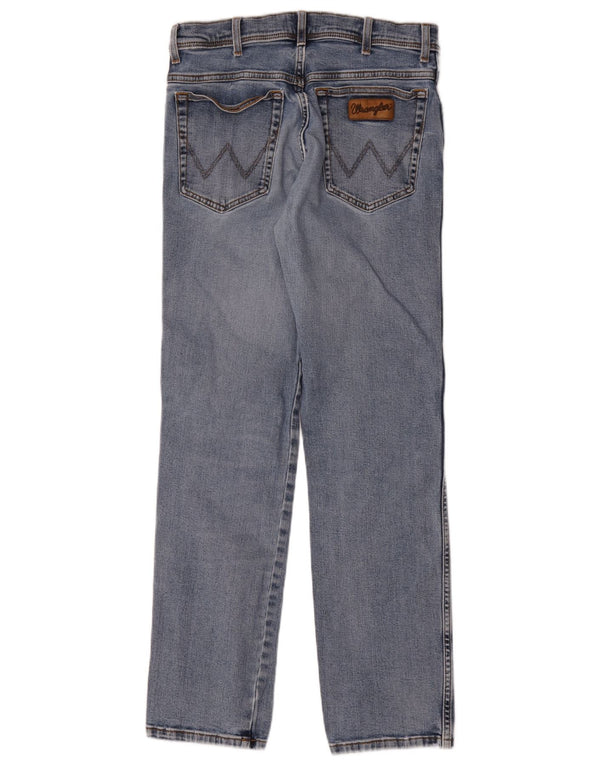Мужские прямые джинсы Wrangler Texas W33 L32, синий хлопок