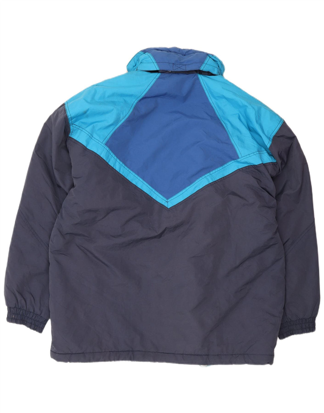 Мужская лыжная куртка Brugi IT 52 XL темно-синяя с цветными блоками, полиамид