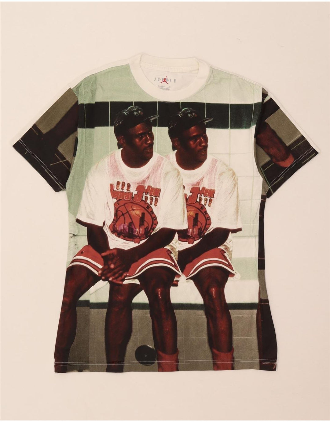 Мужская футболка Jordan с рисунком Michael Jordan, маленькая белая