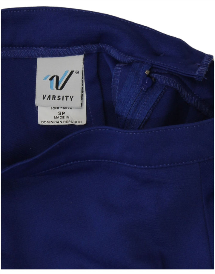 Женская теннисная юбка Varsity UK 8, маленькая синяя, полиэстер с цветными блоками