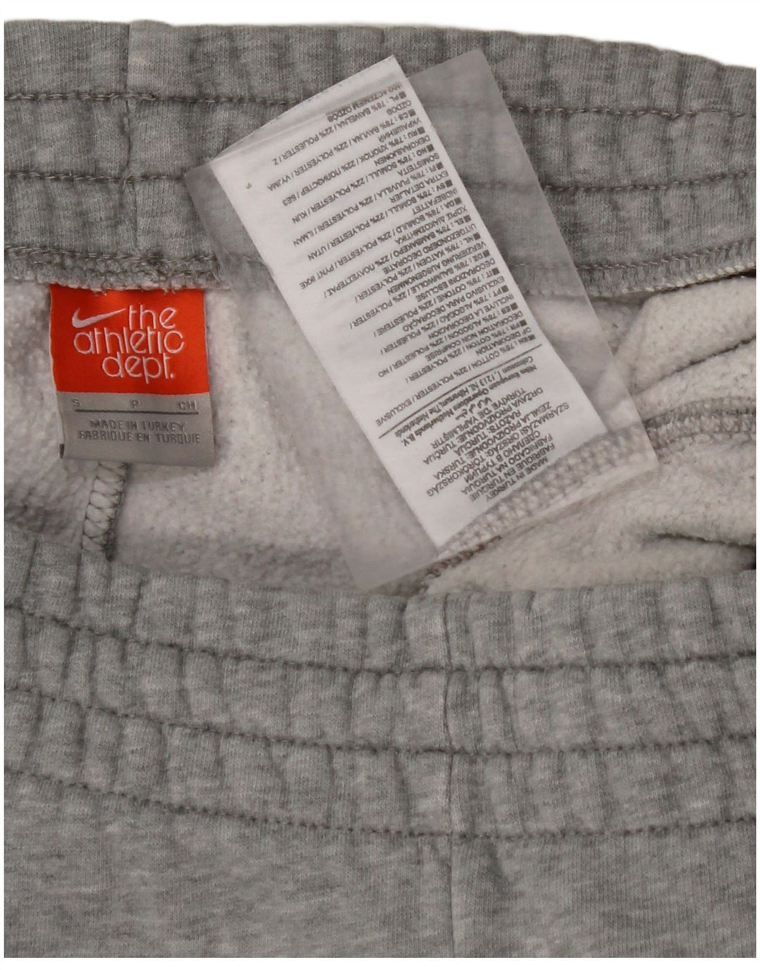 Мужские спортивные брюки NIKE, джоггеры, маленькие серые, хлопковые