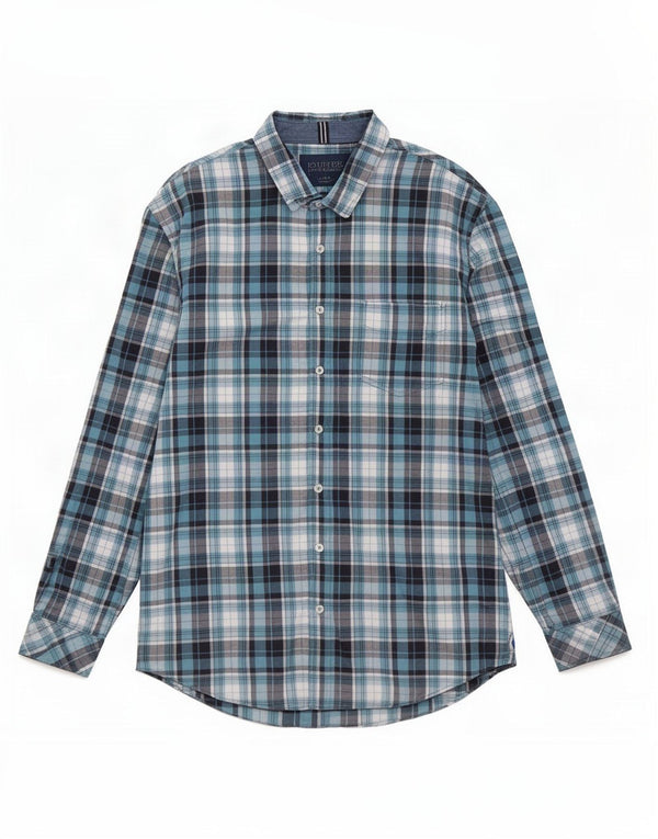 Мужская рубашка классического кроя Joules XL, синяя клетка, хлопок
