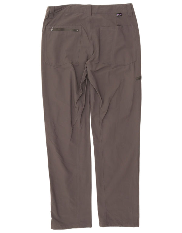 PATAGONIA Женские прямые брюки карго W32 L31 Серый нейлон