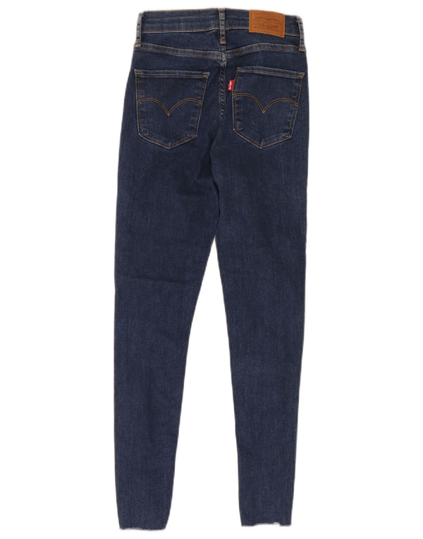 Женские джинсы суперскинни Levi's 720 с высокой посадкой W23 L28, синие, хлопок