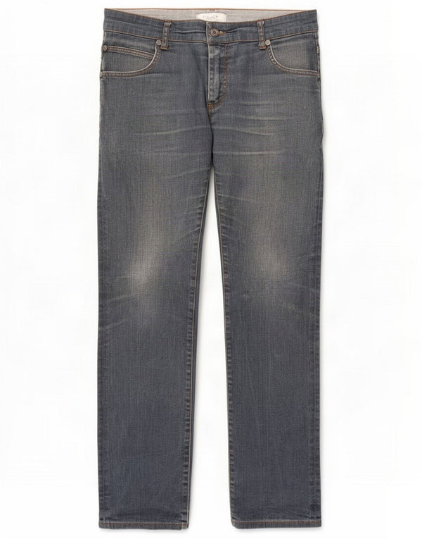 Zara Мужские прямые джинсы EU 42 Большие W32 L34 Синие