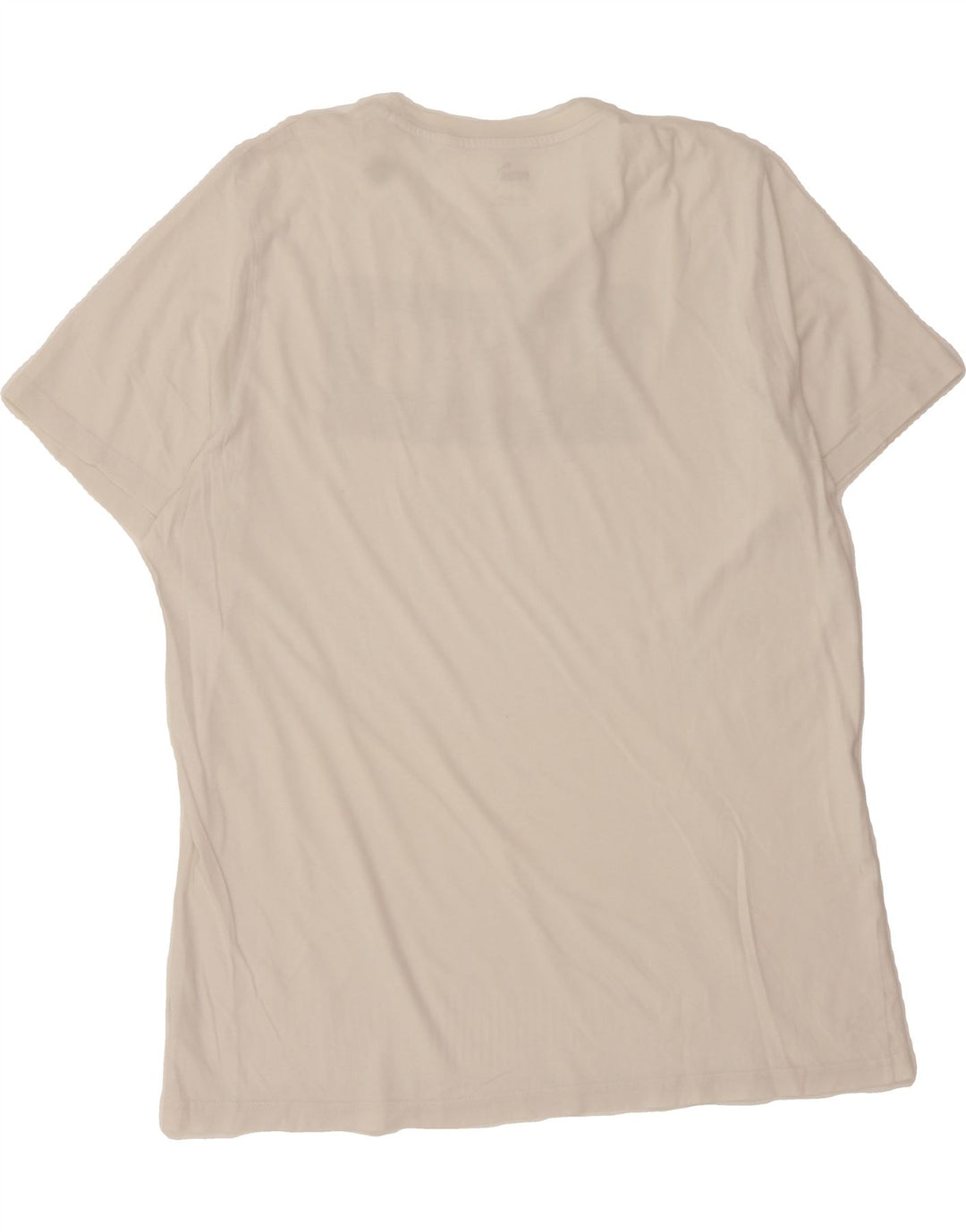 PUMA Mens Graphic T-Shirt Top Large White Vintage Puma and Second-Hand Puma from Messina Hembry 
