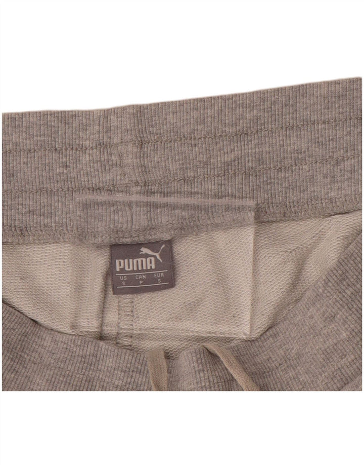 Мужские спортивные брюки Puma, джоггеры, маленькие серые, с цветными блоками