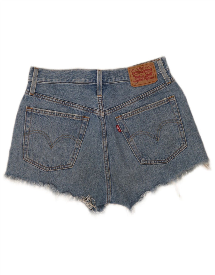 Женские джинсовые шорты Levi's 501 W26, маленькие синие, хлопок