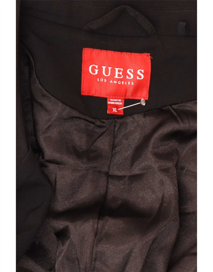Женское пальто Guess UK 18 XL, черный полиэстер