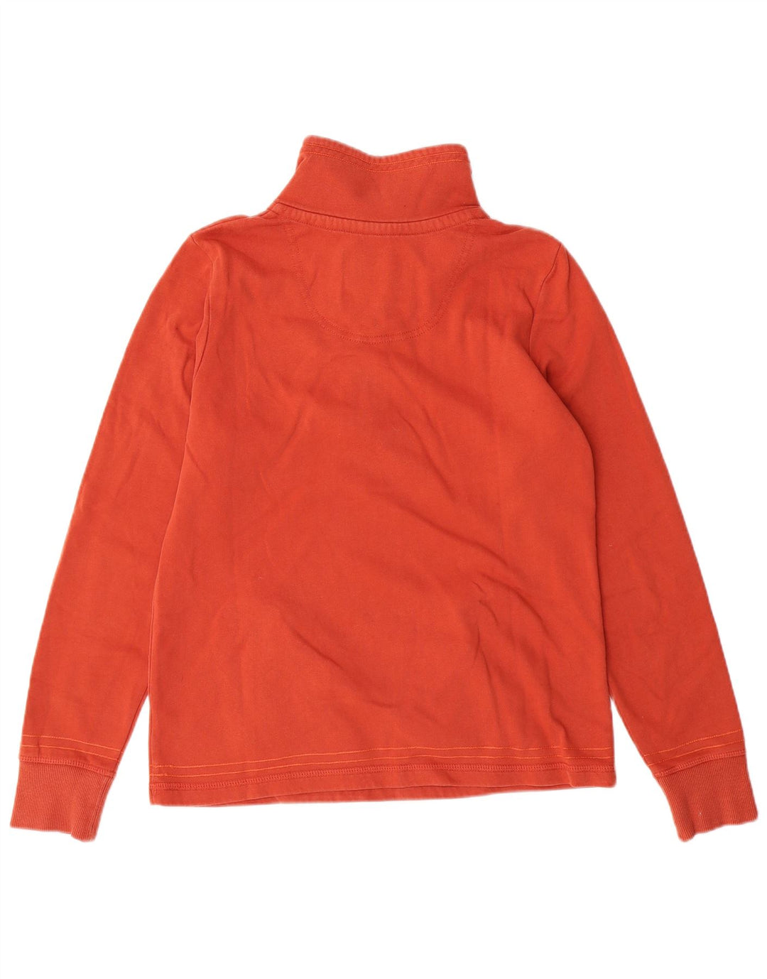 MANTARAY Womens Oversized Sweatshirt Jumper UK 10 Small Orange Floral