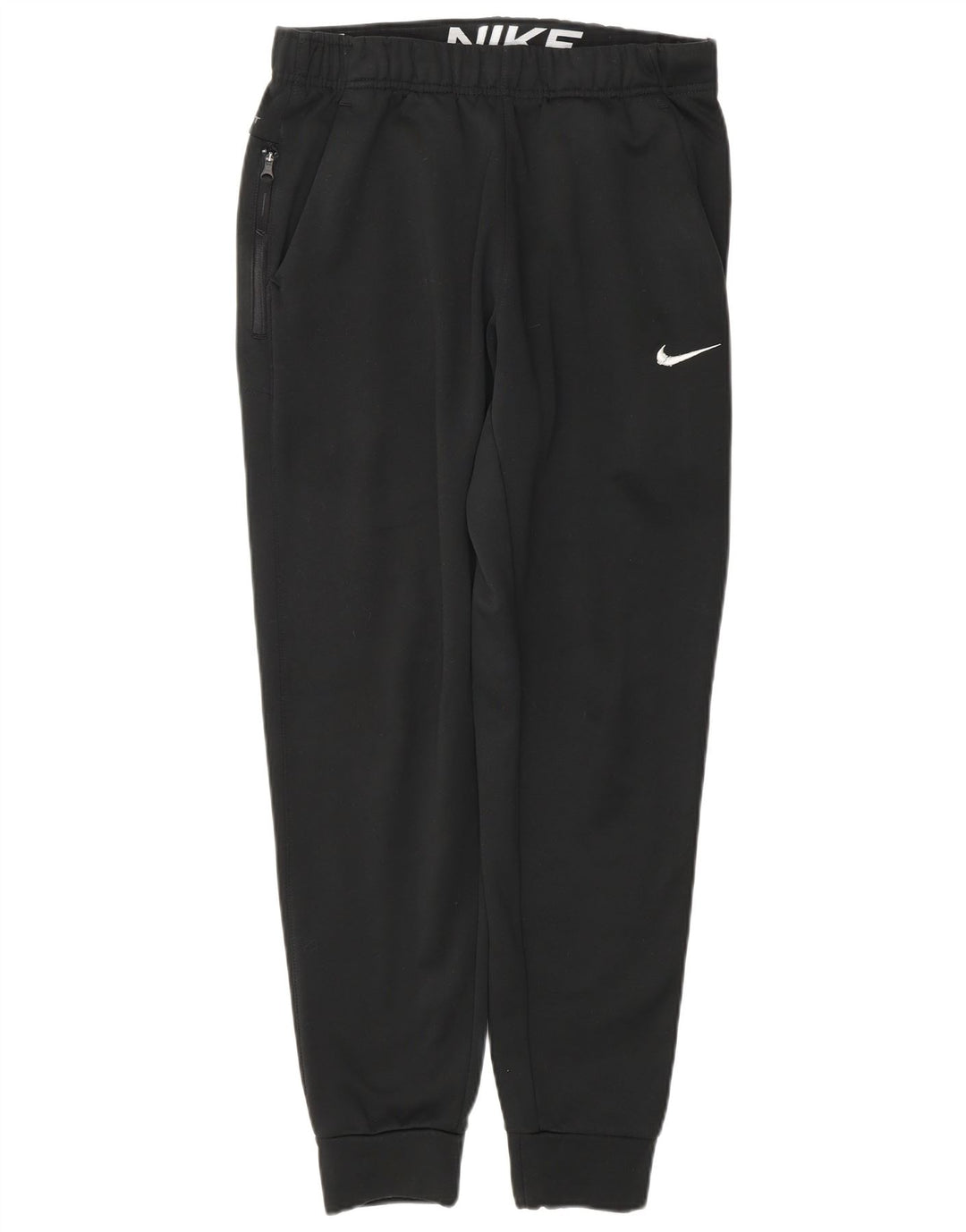 Мужские спортивные брюки Nike Therma-Fit, джоггеры, маленький черный полиэстер