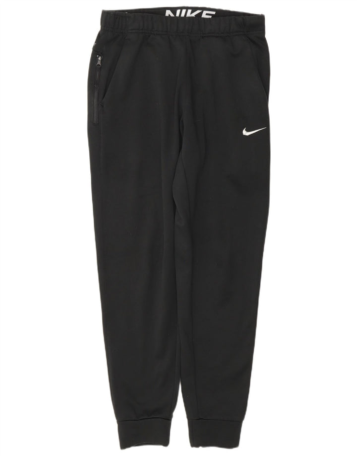 Мужские спортивные брюки Nike Therma-Fit, джоггеры, маленький черный полиэстер