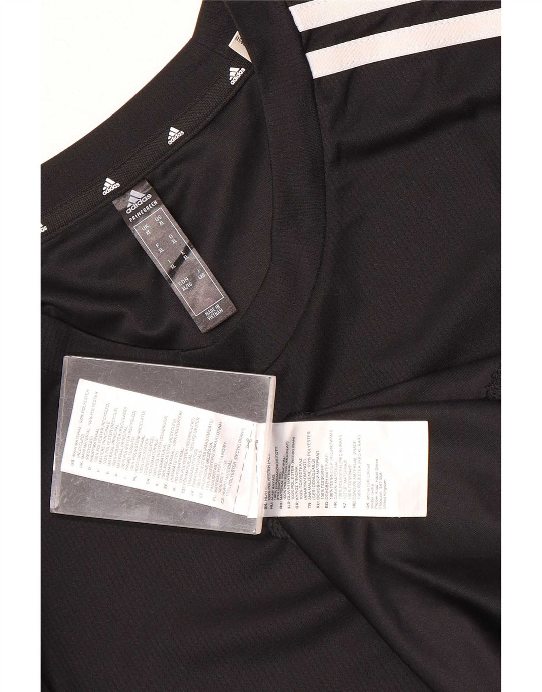 Мужская футболка Adidas Aeroready Top XL, черный полиэстер