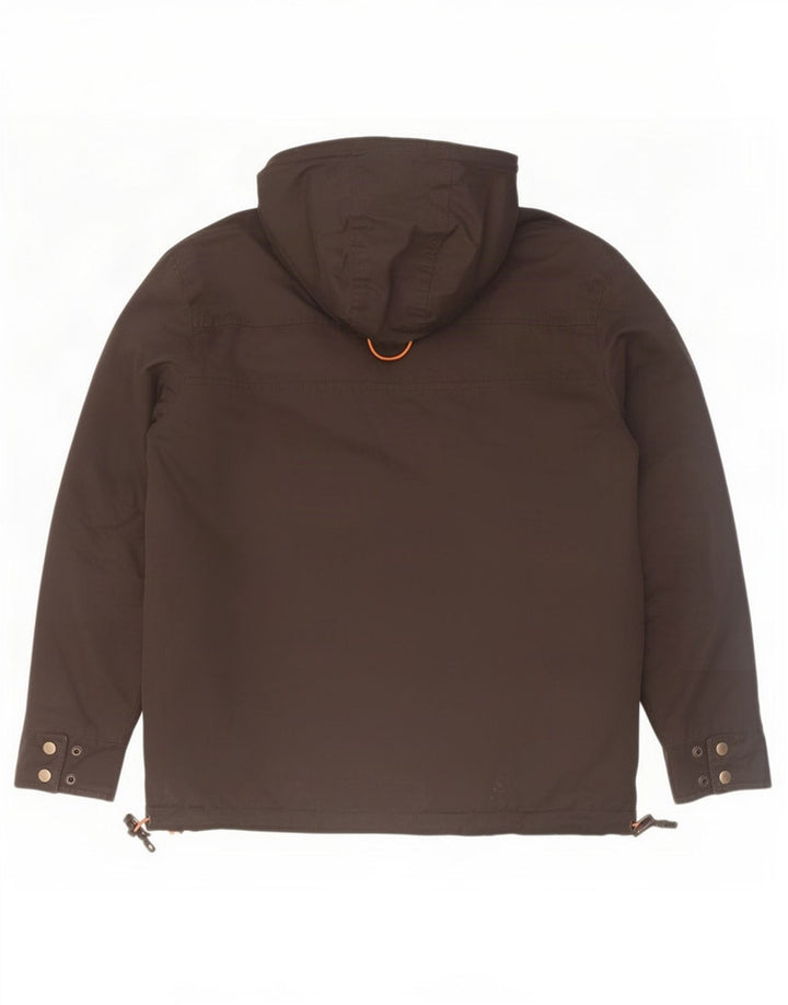 Мужская ветровка с капюшоном Superdry UK 40, большая черная полиэстер