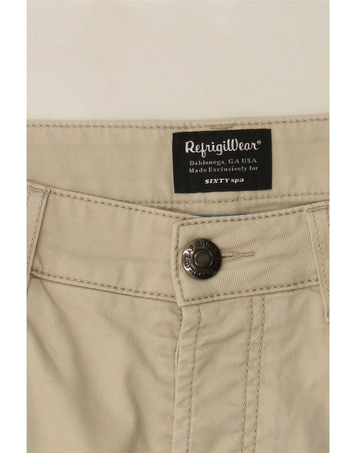 Refrigiwear Мужские повседневные шорты W34 Большие Off White