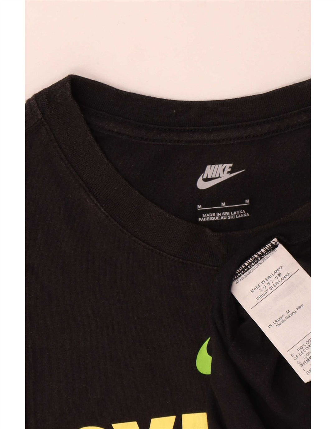 Мужская футболка Nike Sydney Thunder с графическим рисунком, средний черный хлопковый топ