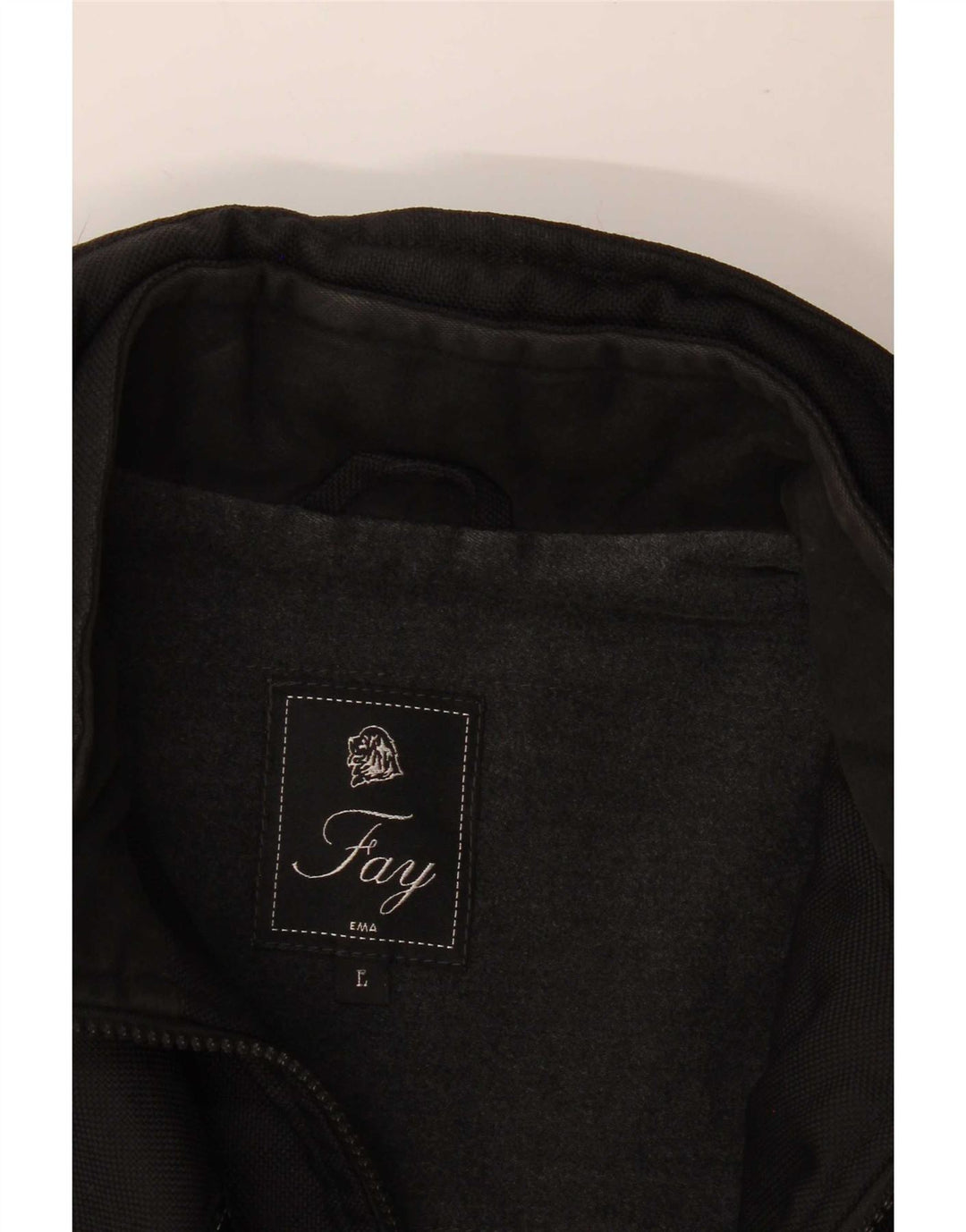 Женское пальто Fay UK 16, большое черное