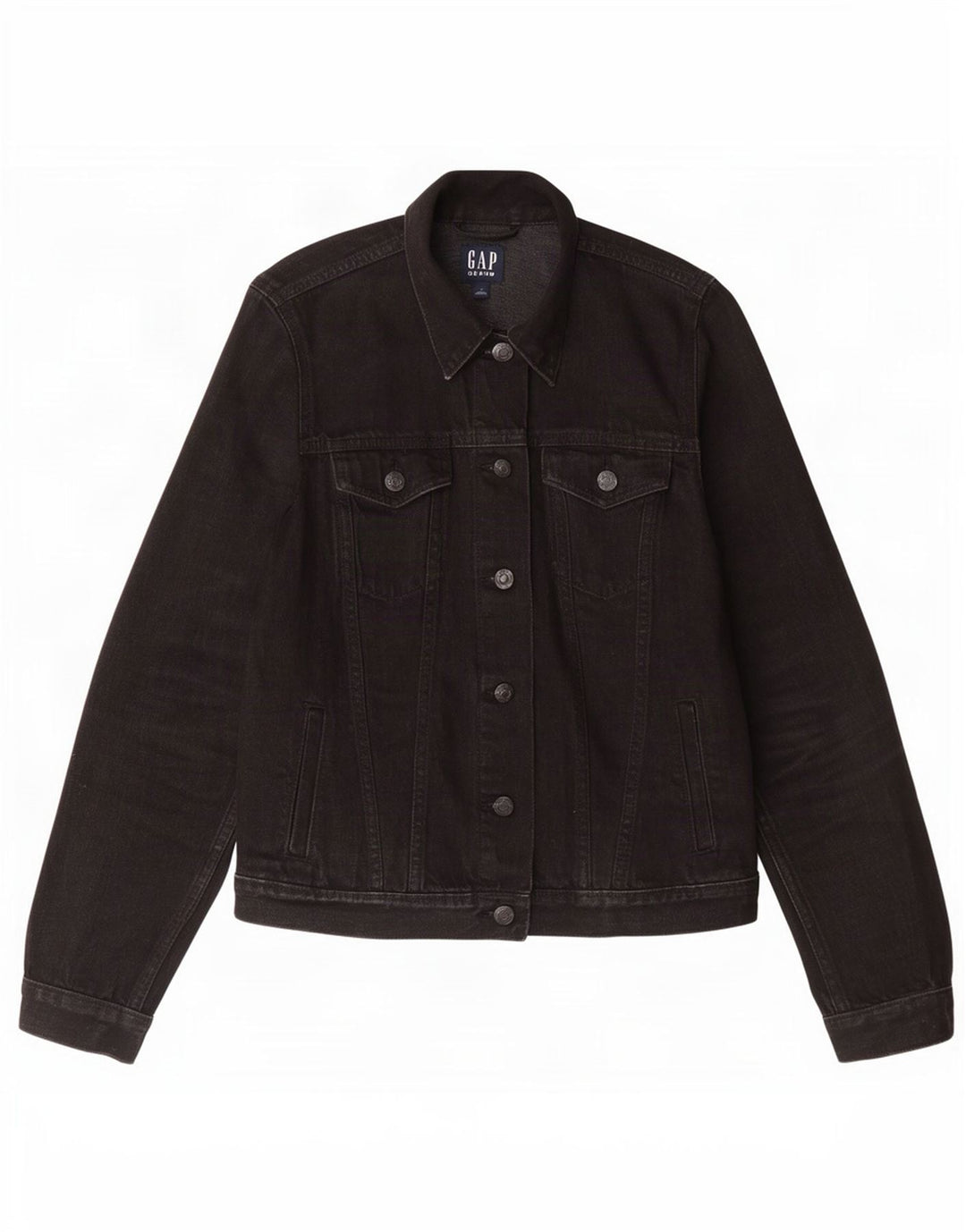 Женская джинсовая куртка Gap UK 6 XS, черный хлопок