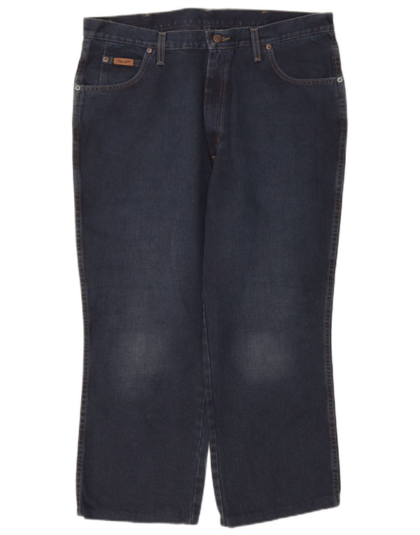 Женские прямые джинсы Wrangler Ohio W38 L27 темно-синие, хлопок