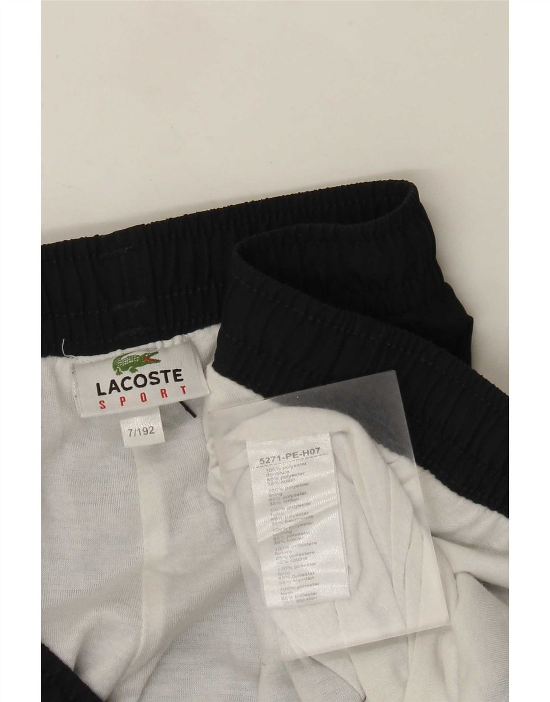 Мужские спортивные брюки Lacoste, джоггеры, большие темно-синие, полиэстер