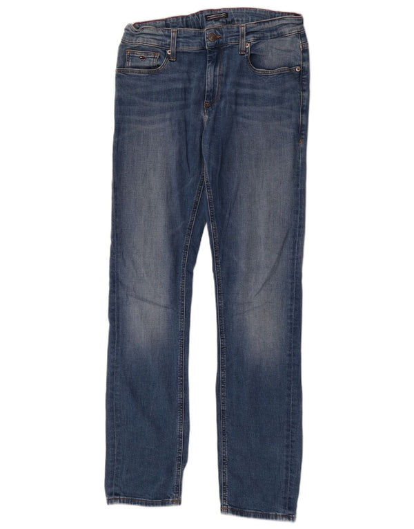 Джинсы Tommy Hilfiger Slim для мальчиков 15–16 лет W30 L32, синие, хлопок