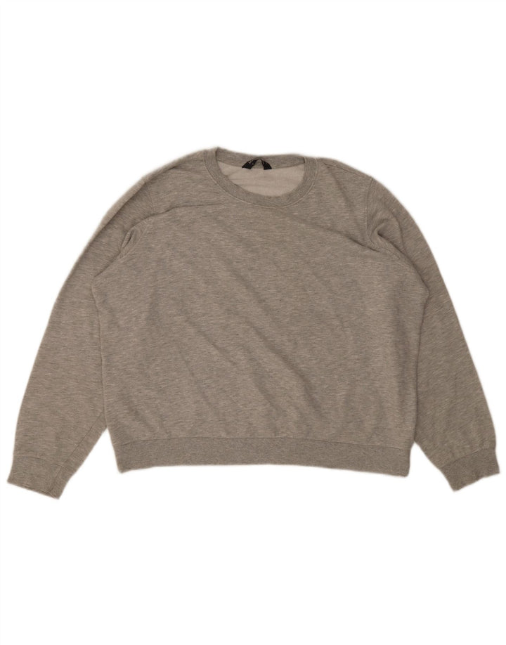 Женский джемпер оверсайз Marks & Spencer UK 18 XL, серый в крапинку
