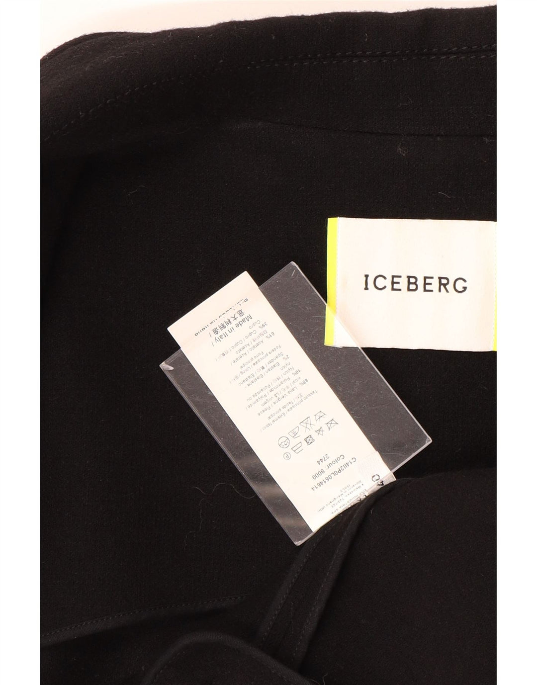 Женский двубортный пиджак свободного кроя Iceberg IT 40, маленький черный