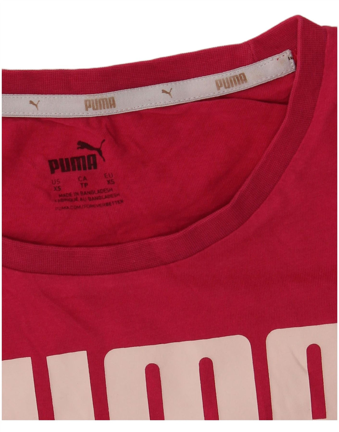 Женская футболка с рисунком PUMA Top UK 6 XS Розовый