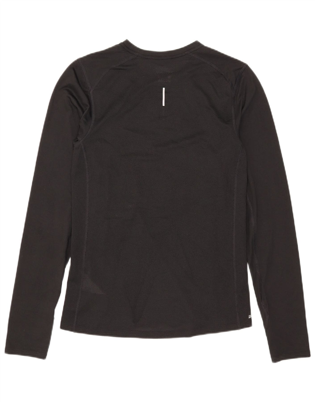 Мужской топ Nike Dri Fit с длинным рукавом, маленький черный полиэстер