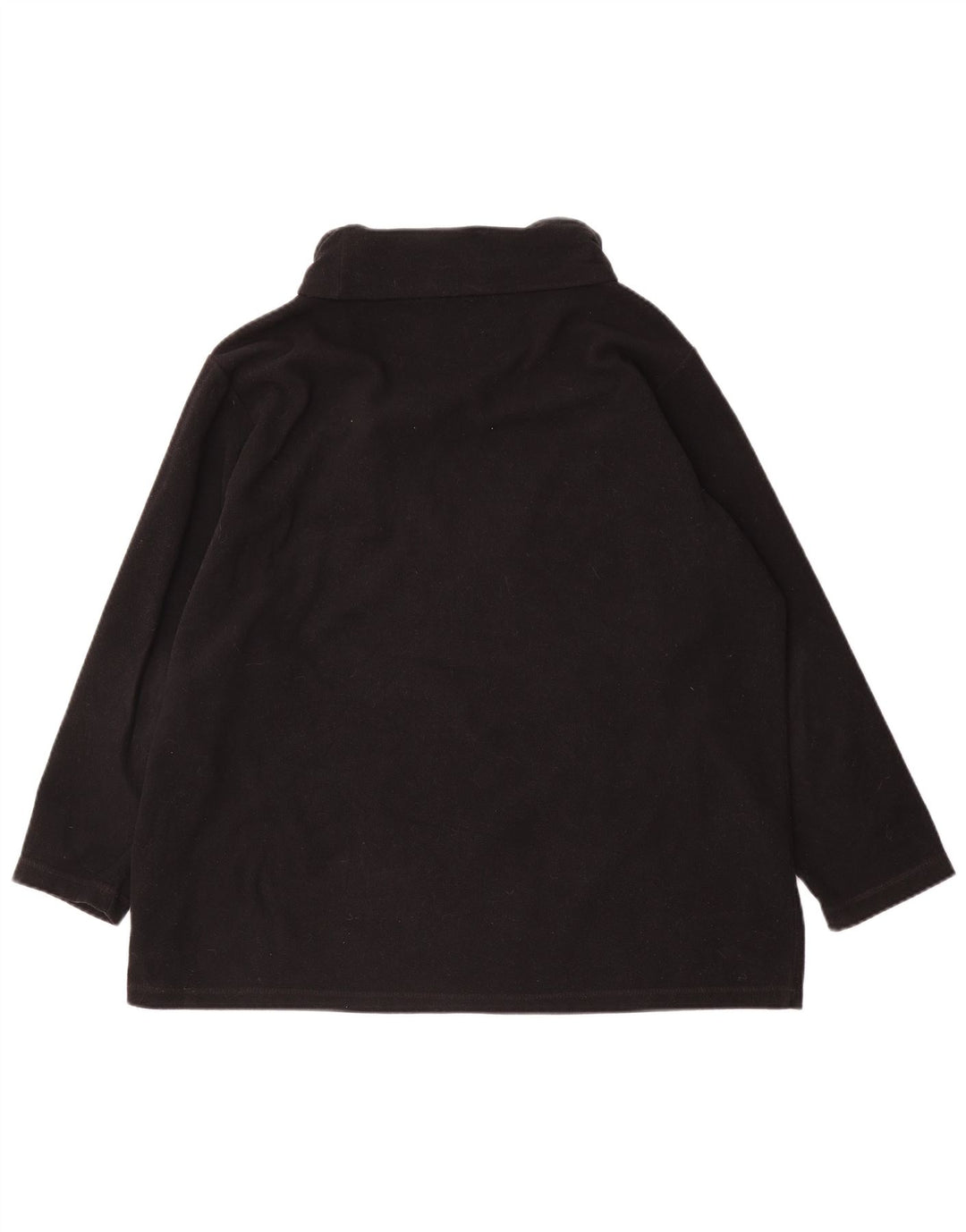 Женский флисовый джемпер оверсайз Marks & Spencer UK 18 XL, черный полиэстер