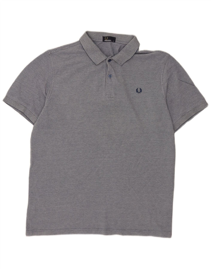 Мужская рубашка-поло Fred Perry XL, синяя, хлопок