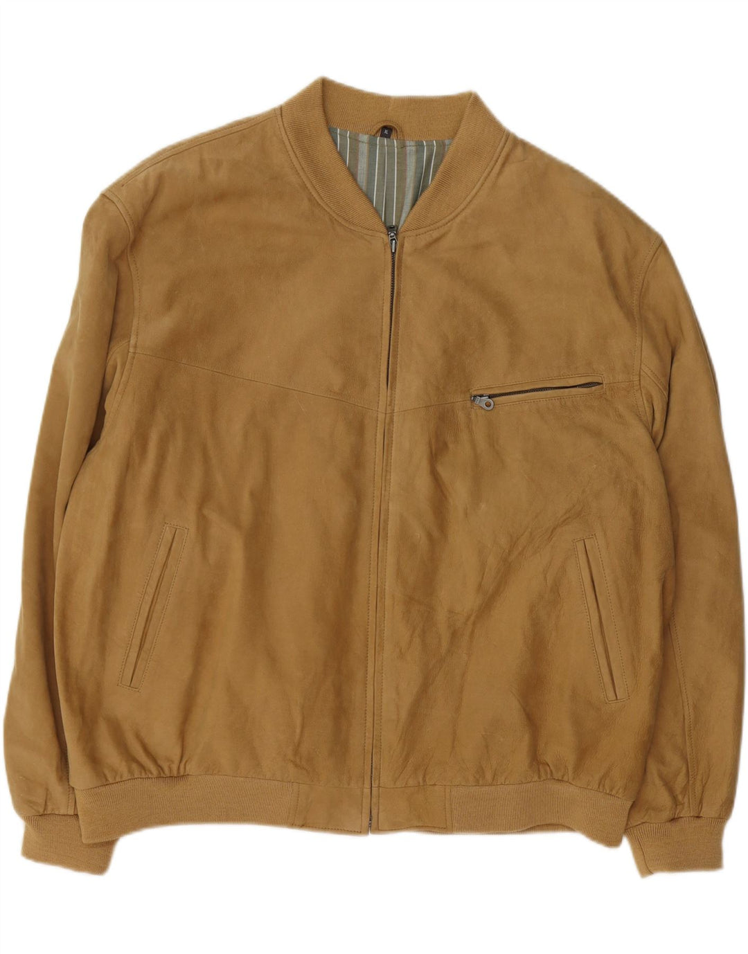 WESTBURY Mens Leather Jacket UK 42 XL Brown Leather Vintage WESTBURY and Second-Hand WESTBURY from Messina Hembry 