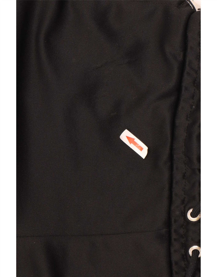 Женские спортивные шорты Nike с графическим рисунком UK 14, средний черный, полиэстер с цветными блоками