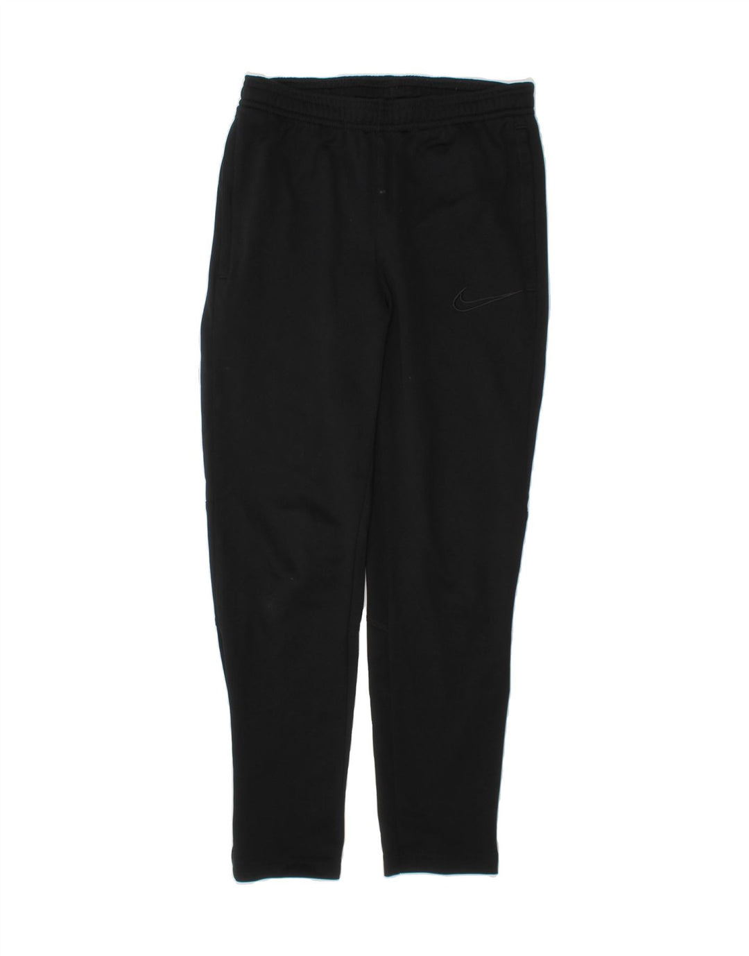 NIKE Boys Dri Fit Tracksuit Trousers 8-9 Years Small Black Polyester Vintage Nike and Second-Hand Nike from Messina Hembry 