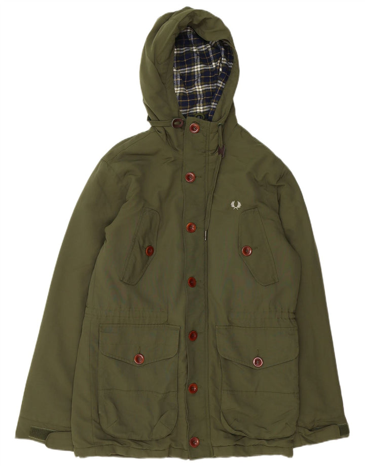 Мужская парка FRED PERRY с капюшоном UK 34 XS Хаки