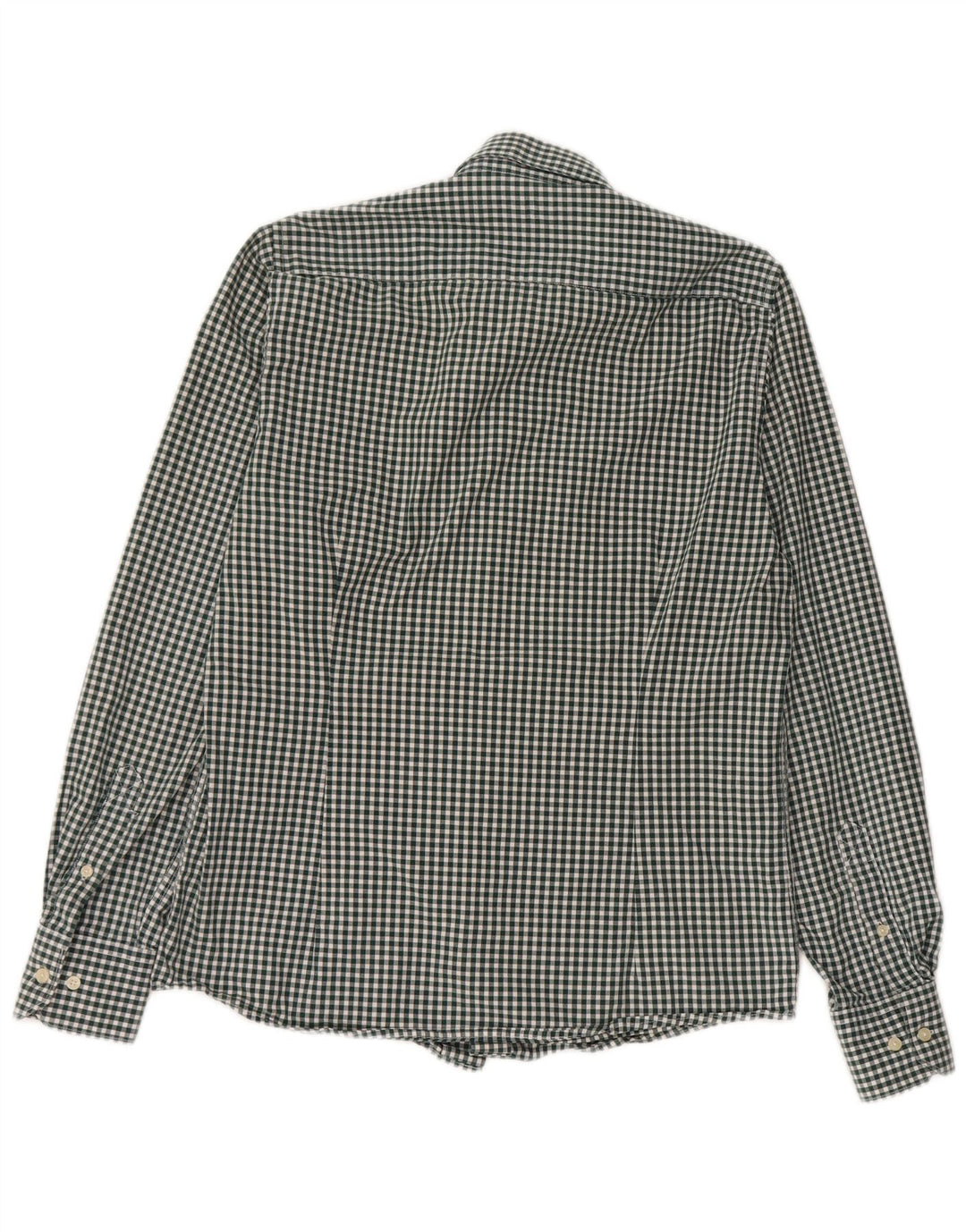 Мужская рубашка Barbour в мелкую зеленую клетку, хлопок