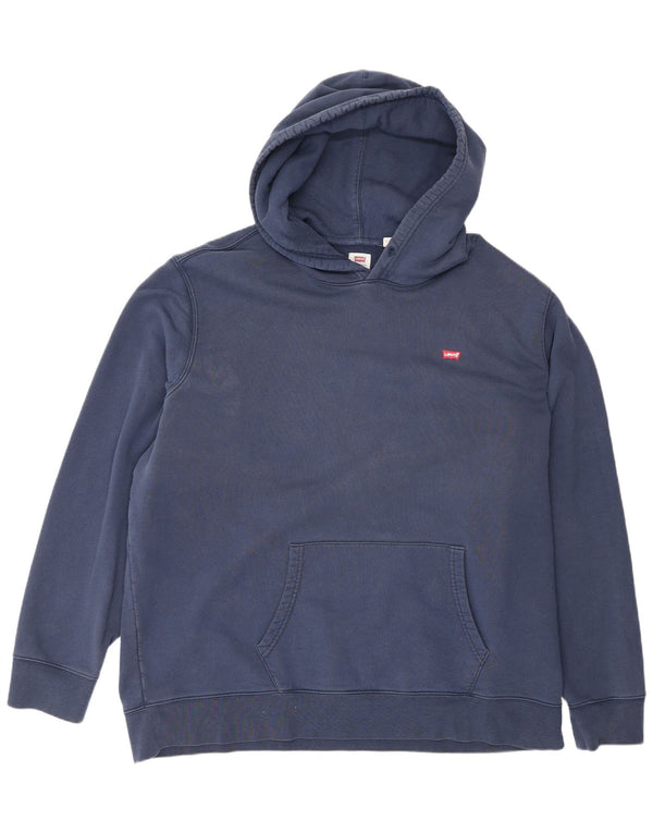 Мужской джемпер с капюшоном Levi's Standard 2XL, темно-синий, хлопок