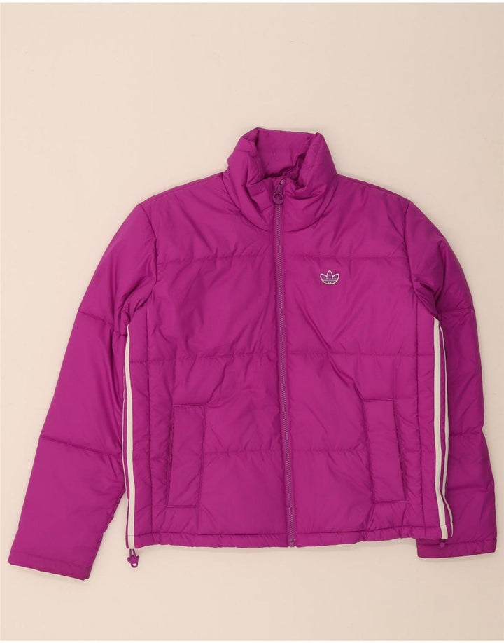 Женская утепленная куртка Adidas Oversized UK 10, маленькая, фиолетовый, полиэстер