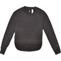 ADIDAS Womens Graphic Sweatshirt Jumper UK 4/6 XS Black Cotton | Vintage Adidas | Thrift | Second-Hand Adidas | Used Clothing | Messina Hembry 