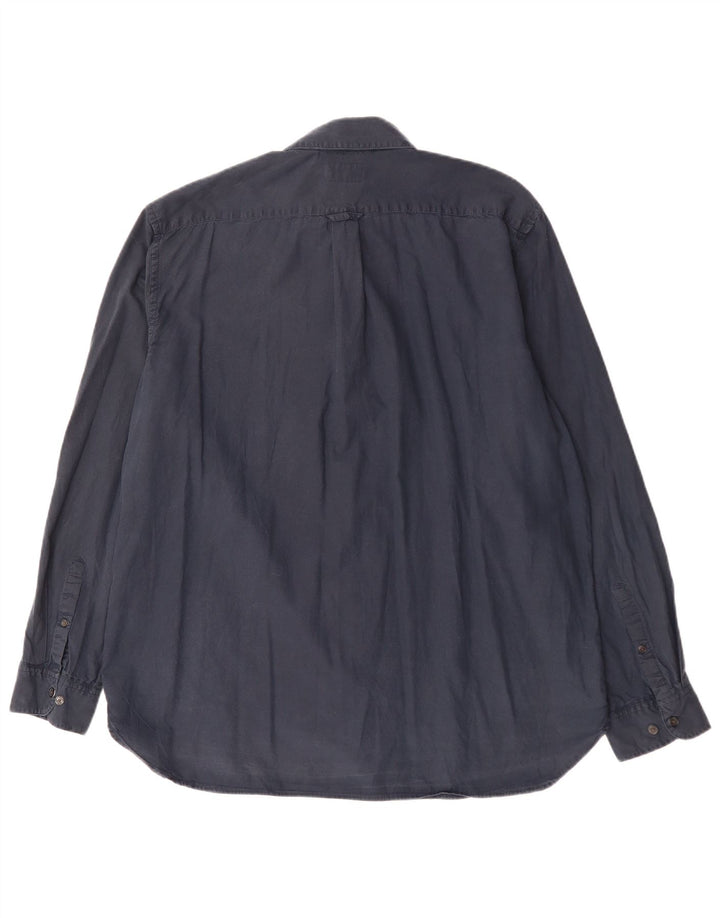 TIMBERLAND Мужская рубашка стандартного кроя 2XL темно-синяя, хлопок