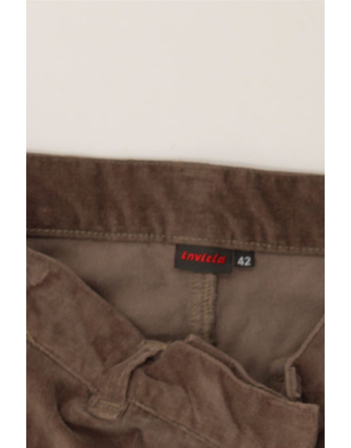 INVICTA Womens Straight Skirt IT 42 Medium W30  Brown Cotton Vintage Invicta and Second-Hand Invicta from Messina Hembry 