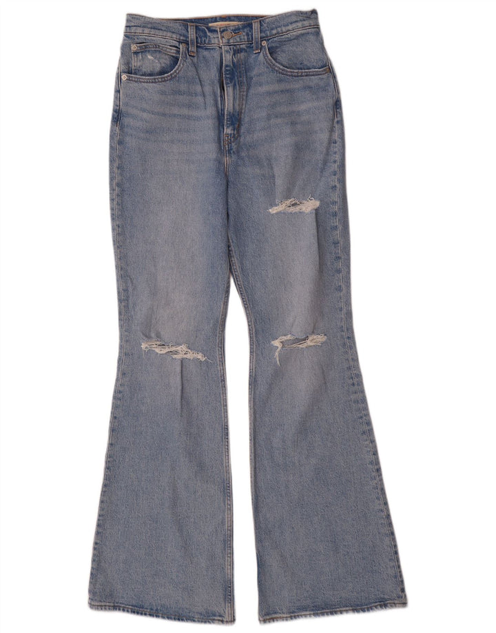 Женские расклешенные джинсы Levi's с высокой посадкой W29 L32, синий хлопок